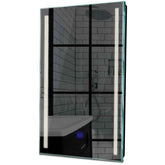 Specchio LED Verticale | Pulsante touch | Luce bianca neutra - Reyze Serie Minimal Modello 7